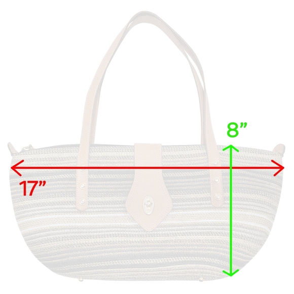 Eric Javits metallic woven bag - Picture 2 of 6